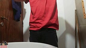 I decided to treat myself to some juicy lubed jerking off at work!