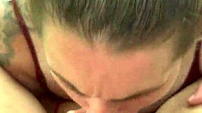 blonde slut, suck that dick outdoors with your big natural tits out. how does it taste?