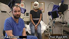 freshman gets hitachi orgasm from doctor tampa taylor ortega in backstage fingering