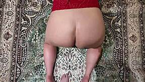 hot home sex with iranian housewife in doggystyle fucking and big ass play