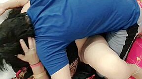 the amateur indian wife got pounded hard in homemade style by her husband's friend