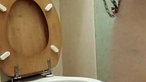 french housewife flashes and slaps in toilet humiliation