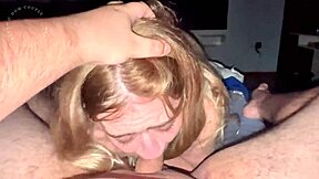 My hot stepsister gave me a deep throat blowjob in POV and begged for a creampie, saying 'I want to feel you cum in me'