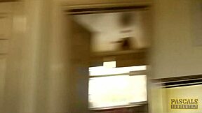 Inked British Slut Roughfucked in Stockings and Fishnets