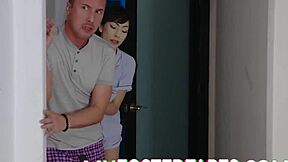 New foster stepmother becky bandini welcomes judy jolie, but judy sneaks with stepbrother