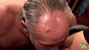 Blonde Learns Anal from Old Guy