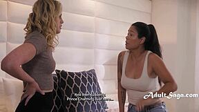 wife meets ex lesbian girlfriend thanks to perverted husbands ultimatum - dana vespoli charlie forde