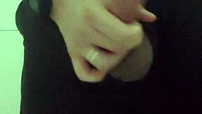 Security Masturbates in Mall Bathroom!