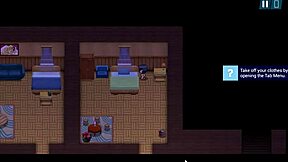 Bound Nympho Lesbian in Third Crisis Playthrough