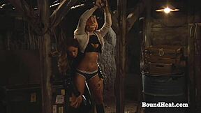 Sensual lesbian enjoys gentle fingering and kissing