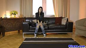 Can this amateur teen pleasure an old british male with her cowgirl riding?