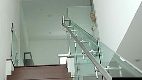 Laura Bentley Drains Her Stepson's Cock in Doggy When Hubby Leaves