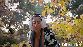 Curvy arab milf lena the plug exposes hot naked body for playboy