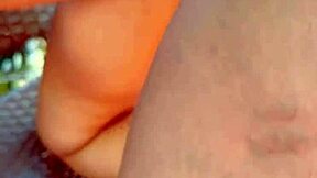 Asian amateur enjoys public assfucking with interracial creampie outdoors