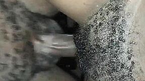 My hairy pussy fucked raw with creampie inside