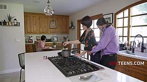 dilfs free use policy unites step family in taboo group fucking