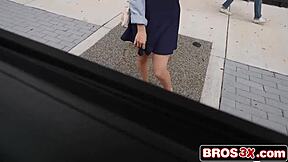 Bus Pickup Leads to Rough BBC Pounding for Cash-Strapped Babe with Small Tits