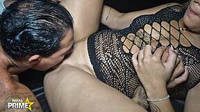 Cuckold takes wife to gloryhole blowjob