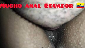 Licking My Ecuadorian Wife's Big Ass And Pussy In Doggy Style