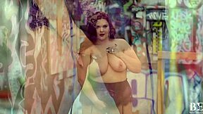 Beautiful Bbw Redhead Masturbates Outdoors Publicly