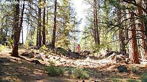 Simscristian05's Naked Hill Hike in Sheer Outfit