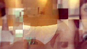 Posh redhead makes herself cum and plays with spit.