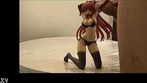 group bukkake scene unfolds with multiple cumshots