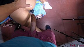 The veteran anal girl fucks her huge black dildo in a homemade session until she orgasms.