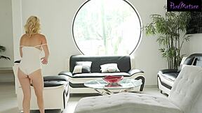 Laura Bentley Drains Her Stepson's Cock in Doggy When Hubby Leaves