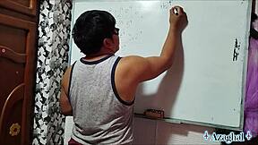 Asian Student Simplifies Algebra with Bedroom Help