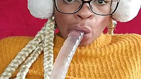 Ebony Slut Flashes Hairy Beaver While Masturbating Solo In Exhibitionist Fetish Scene