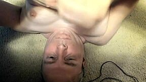 Foreverman demonstrates cumming in his own mouth