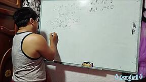 Asian Student Simplifies Algebra with Bedroom Help