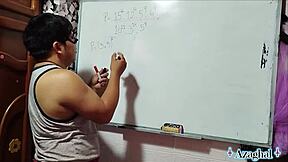 Asian Student Simplifies Algebra with Bedroom Help