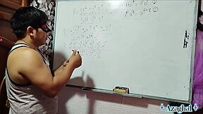 Asian Student Simplifies Algebra with Bedroom Help