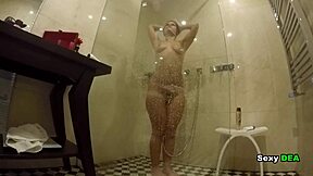 Seductive Goddess Post-Shower Quickie