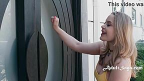 My summer internship with you turned so sensual, Dana Vespoli whispers to Nicole Aria during strapon play.