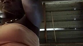 Join the black African lady for a delicious meal