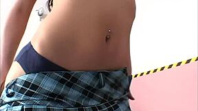 Yvonne SLIPS PRICK into TEEN pussy!