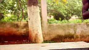 impressive adultery scene in black africa with colleague