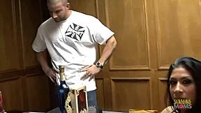 Alluring Brunette Kayla Carrera Rides Cock Cowgirl Then Gets Bent Over And Blasted With Cum