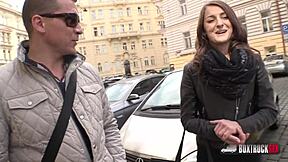 Kate Ross Getting A Taste Of Big Cock In Public