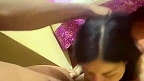 Latina gets pregnant from a follower in a game with lots of sex