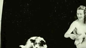 Vintage Taboo Outdoor Pussy And Pooch!