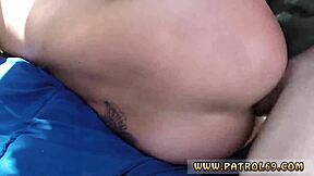 Emotional Gangbang For Pale Teen Cutie On The Border