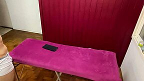 relaxing massage turns into happy ending with redhead