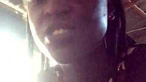 Join the black African lady for a delicious meal