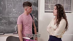 teacher succumbs to students advances gives him her ass