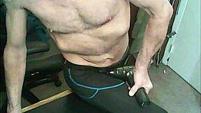 i feel great stretching with my massage gun