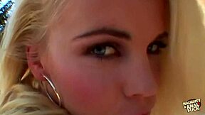 One perfect little 18+ blonde gives both holes to ass god Steve Holmes